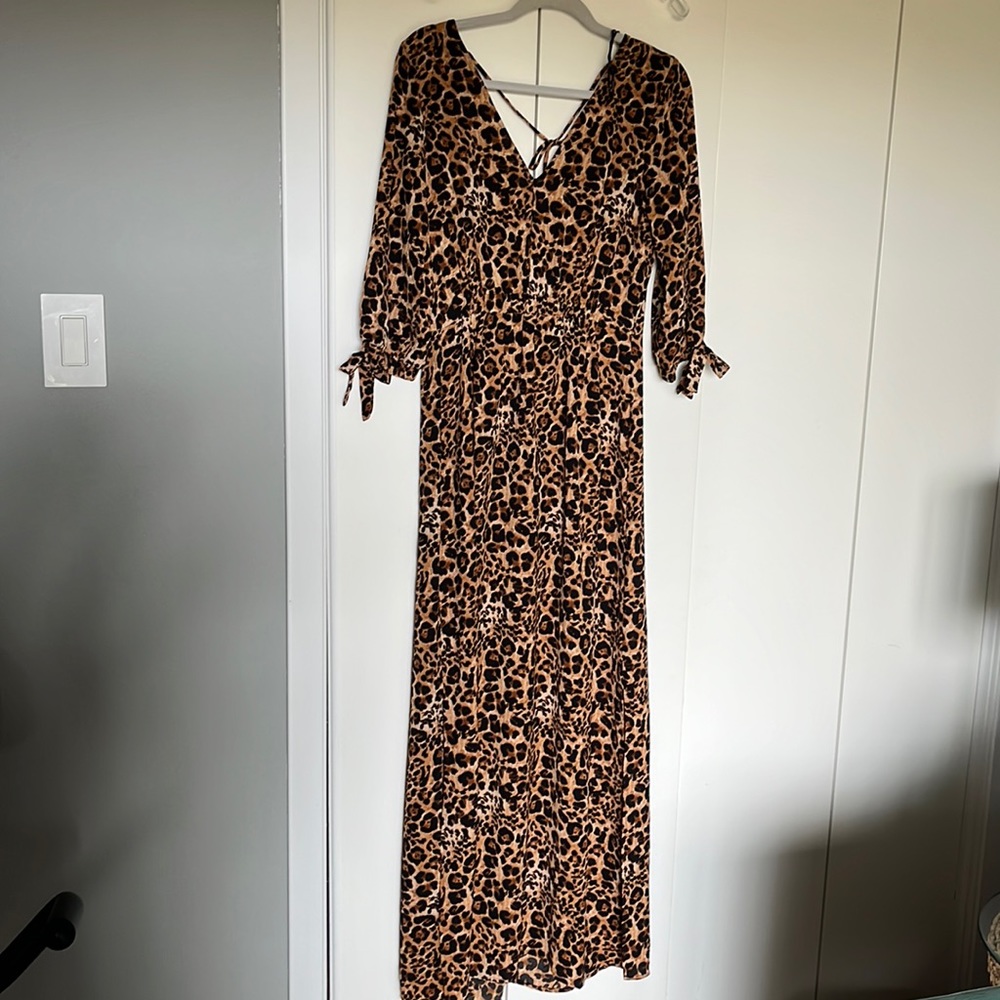 Superfox cheetah print maxi